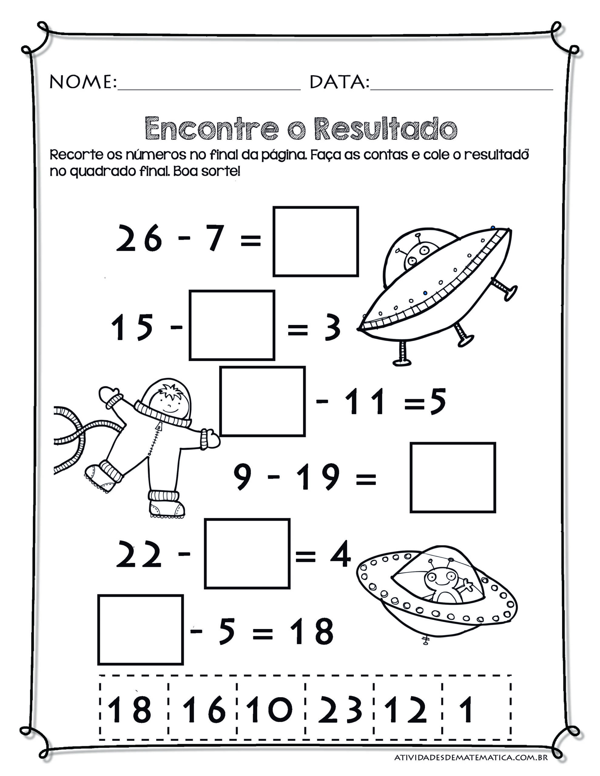 Praticando a Tabuada - Atividades de Matematica